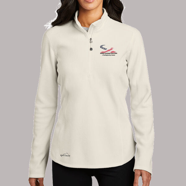 Sherex Stars Stripes - Ladies 1/2 Zip Microfleece Jacket Thumbnail
