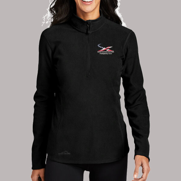 Sherex Stars Stripes - Ladies 1/2 Zip Microfleece Jacket Thumbnail