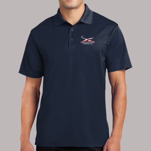 Sherex Stars Stripes - Micropique Sport Wick ® Polo Thumbnail