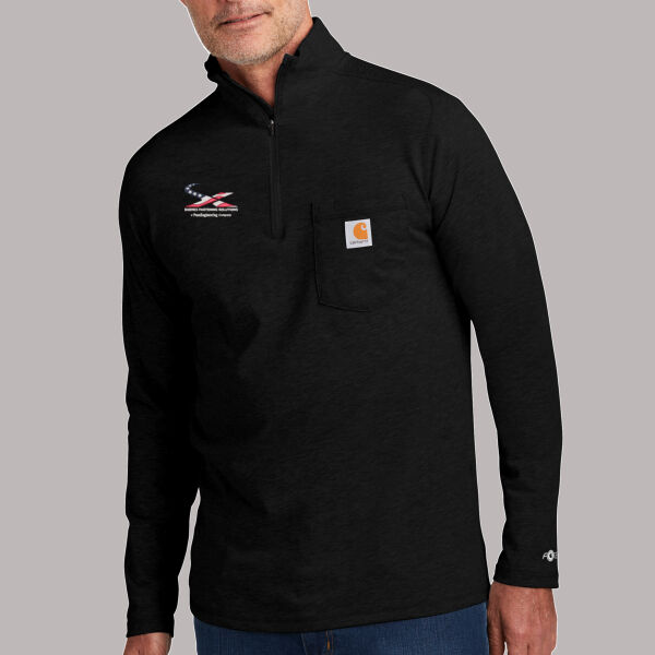 Sherex Stars Stripes - Force ® 1/4 Zip Long Sleeve T Shirt Thumbnail